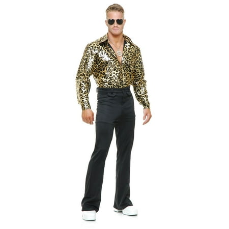 Halloween Gold Leopard Disco Shirt
