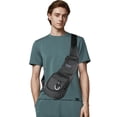 thumbnail image 2 of Bolso bandolera Innturt de nailon para viajes al gimnasio (negro), 2 of 7
