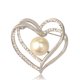 thumbnail image 1 of Broches Glitter Patement Plata Plata New Design Patrón de corazón Regalos para Mujeres Joyería Femenina Accesorios Accesorios Accesorios Accesorio Plata Advancent AP004686-02, 1 of 7