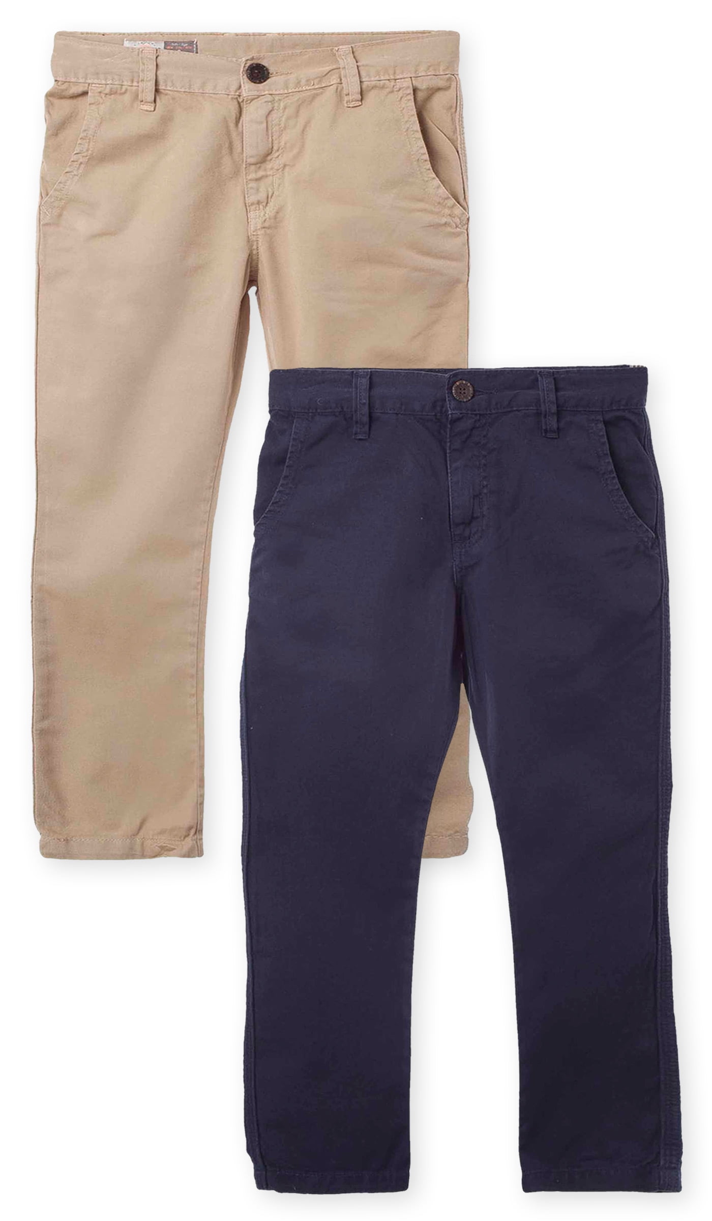 Pantalones de Ni/ño OFFCORSS Big Boys Slim Fitted Skinny Dress Pants