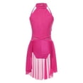 thumbnail image 3 of CHICTRY Robe de Danse Ballet Sans Manches en Dentelle Florale pour Filles Enfants Costume de Danse Contemporain Moderne Rose 14, 3 of 7