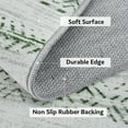 thumbnail image 2 of VUNATE 2'x8' Boho Runner Rug Machine Washable Rug Modern Moroccan Soft Carpet Neutral Geometric Distressed Non-Slip Rubber Backing Hallway Runner Rug for Kitchen Entryway Bedroom Laundry Sage Green, 2 of 5