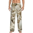 thumbnail image 2 of Goofa Starfish and Sea Shells Printed Soft Pajama Pants for Men, Wide Leg Comfy Casual Lounge Yoga Pants-Large, 2 of 9
