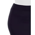 thumbnail image 3 of Thanth Womens Waist Band Streychy Solid Pencil Skirt(Plus Size Available), 3 of 4