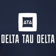 thumbnail image 3 of CafePress - Delta Tau Delta White Stacked Signature T Shirt - Women's Traditional Fit Dark T-Shirt, 3 of 4