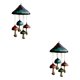 thumbnail image 4 of Inteprter Campanas de viento de setas hechas a mano Hermosos detalles para cualquier ocasión Materiales Campanula de setas Type2 NO2, 4 of 6