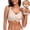 Skin Color, variant on Women's Scalloped Edge Wireless Jelly Bra, Seamless Comfort Full Coverage T-Shirt Bra, Soft Support Bra, Sizes S-3XL