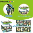 thumbnail image 3 of Organizador de juguetes PicassoTiles con forma de azulejo magnético plegable con diseño de ciudad, 3 of 6