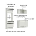 thumbnail image 4 of Cocina Integral Completa 180cm Madesa Topazio Blanco, 4 of 10