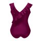 thumbnail image 5 of Traje Deportivo para las Mujeres Trajes de Baño de Color Sólido de Protección Solar sin Mangas, Poliéster para la Playa de Surf, 5 of 8