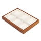 thumbnail image 1 of Bandeja organizadora de pendientes, caja de almacenamiento de madera, regalo para mujer, caja de joyería apilable para tienda 6 cuadrícula, 1 of 9