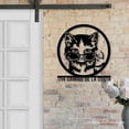 thumbnail image 3 of Handmadetneonsign Personalized Swag Cat Home Number Metal Sign, Custom Cool Cat Address Metal Sign, 3 of 5