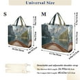 thumbnail image 2 of FORMRS Womens Corduroy Tote Bag Crossbody Shoulder Handbag with Pocket, Wooden Boat, 2 of 7
