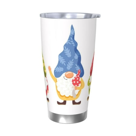 

Gukieu Autumn Funny Gnomes Print 20OZ Car Cup Vacuum Stainless Steel Leak-proof Thermos Cup Unisex Suitable for Home Outdoor and Sports-Without Straw