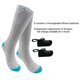 thumbnail image 4 of Unisex Heated Stockings Electric Thermal Stockings Rechargeable Heating Stockings, 4 of 7