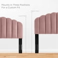thumbnail image 6 of Headboard, Full Queen Size, Velvet, Pink, Modern Contemporary Urban Design, Bedroom Master Guest Suite, 6 of 10