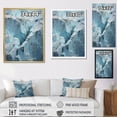 thumbnail image 4 of Designart "The Edge of the Glacier s Majesty III" Landscape & Nature Floater Framed Canvas Print, 4 of 7