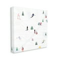 thumbnail image 3 of Stupell Industries People on Ski Slopes Sports Painting Gallery Wrapped Canvas Print Wall Art, 24 x 24, 3 of 7