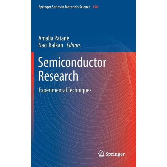 Springer Materials Science Semiconductor Research: Experimental Techniques, Book 150, (Hardcover)