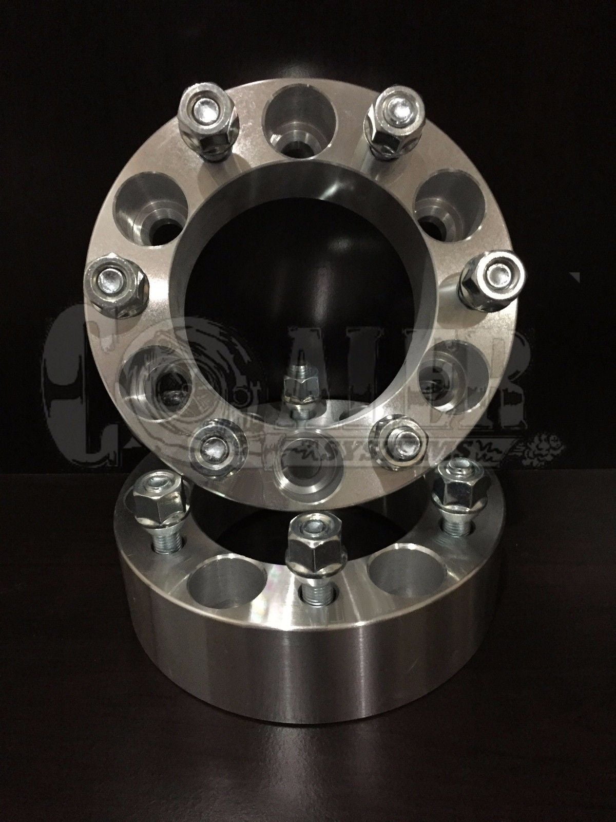 ford bolt pattern 5 lug on 2 X Chevrolet K1500 Wheel Spacers 2 Adapters 6x5 5 6 Lug Bolt Aluminum Walmart Com Walmart Com