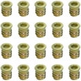 thumbnail image 1 of 20pcs M6 x 13mm Wooden Furniture Threaded Nuts, 1 of 5