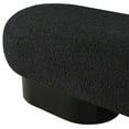 thumbnail image 5 of Meridian Furniture Robertson Black Boucle Fabric Bench, 5 of 9