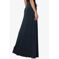 thumbnail image 4 of TheMogan Women's PLUS Drawstring Waist Pocket Drapey Jersey A-Line Long Maxi Skirt, 4 of 7