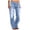 Light Blue, variant on hoksml Women's High Waisted Straight Leg Jeans Distressed Ripped Stretch Denim Pants Casual Vintage Trousers