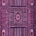 thumbnail image 1 of Ahgly Company Indoor Square Abstract Purple Modern Area Rugs, 6' Square, 1 of 4