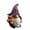 B, variant on Halloween Gnome Figurine with Skull and Crow, Resin Scandinavian Tomte Elf Statue, Spooky Home Tabletop Decor for Holiday Parties