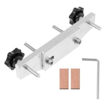 PBPBOX 1Set Silver Guitar Bridge Clamp with Inner Groove for Flexible Guitar Repair