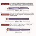 thumbnail image 5 of Easy-taken Travel Makeup Brush Set, 5pcs Mini Complete Function Cosmetic Brushes Kit (5pcs With Mirror),jxlgv, 5 of 5