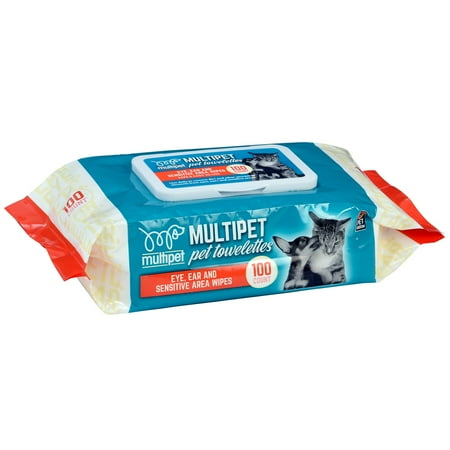 UPC: 0784369685022 | Multipet Sensitive Pet Wipes -100 Count