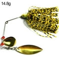 Sioweci Willow Blade Spinner Bait Buzzbait Fishing Lures Bass Tackle ...