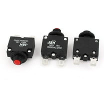 125V/250V 15A Air Compressor Thermal Overload Protector Circuit Breaker 3Pcs