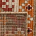 thumbnail image 6 of SAFAVIEH Veranda Dogon Geometric Indoor/Outdoor Runner Rug, Red/Beige, 2'3" x 6', 6 of 7