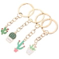 thumbnail image 3 of 4 Uds. Llaveros creativos de Cactus, llavero único, llavero divertido, bolsa, decoración colgante, 3 of 6