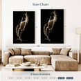 thumbnail image 4 of Elephant Stock Splashing Champagne Wall Art - Vertical Canvas Wall Art - Dining Room Wall Decor - Food And Drink Canvas - Black And Gold Decor - 34" x 51", 4 of 8