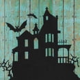 thumbnail image 2 of Tava, Janet 12x12 White Modern Wood Framed Museum Art Print Titled - Haunted House, 2 of 4