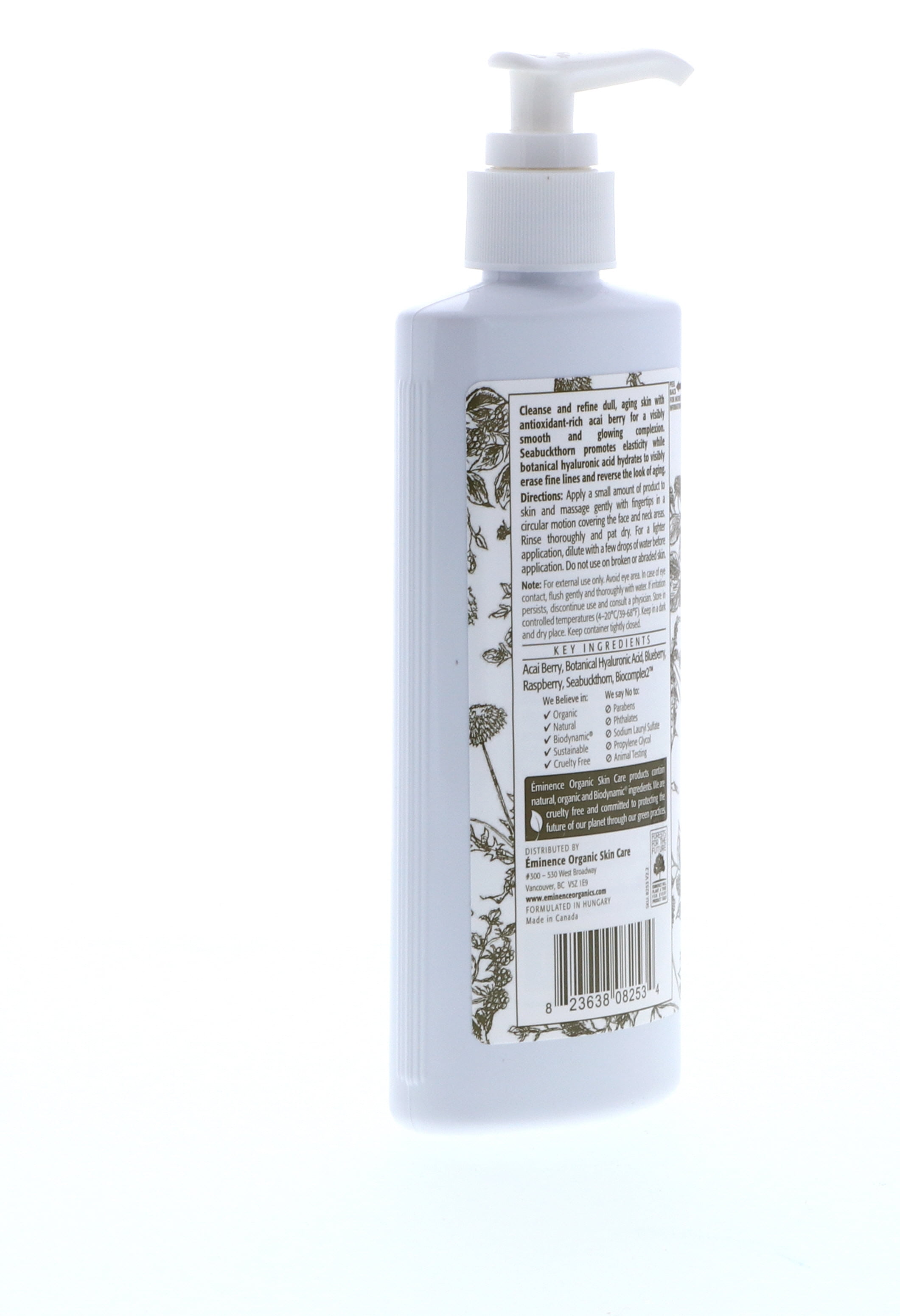 Eminence Firm Skin Acai Clea nser, 8.4 oz