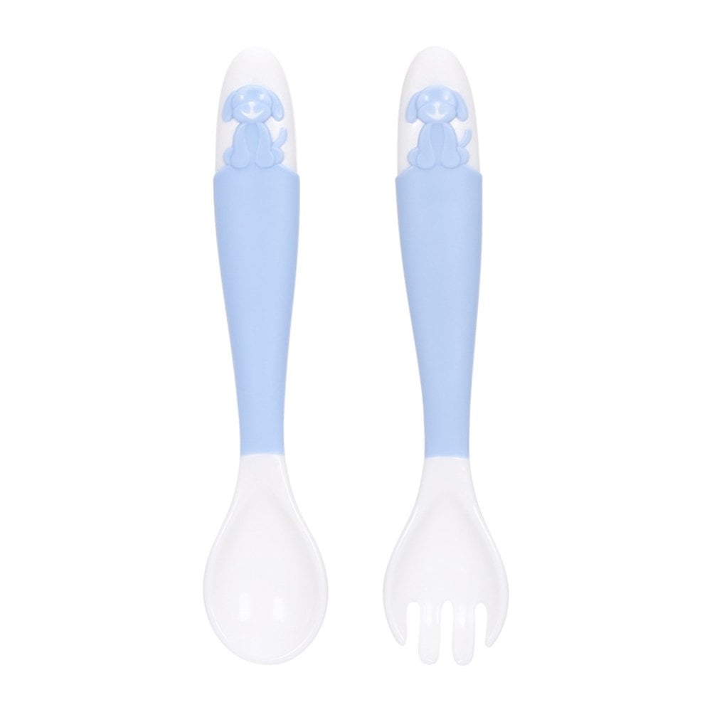 SHELLTON Baby Utensils Spoons Forks with Travel Safe Case for Toddler