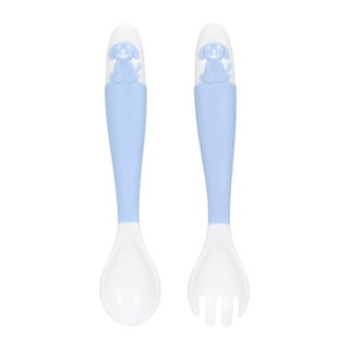 Qkie Toddler Utensils, Toddler Forks and Spoons, Baby Spoons Self Feeding,  Stainless Steel Baby Silverware with BPA Free Silicone Easy Grip, 8 Months+  - Yahoo Shopping