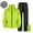 Green, variant on Men's Cycling Suits Outdoor Sports Long Sleeve Zipper Jacket And Pants Set For All Seasons Lightweight and Comfortable