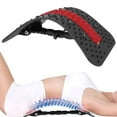 thumbnail image 2 of Back Stretcher Multi-Level Lumbar Support Adjustable Back Massager with Acupressure Points Spine Deck Back Pain Relief Device for Relieving Herniated Disc Sciatica Scoliosis, 2 of 3