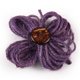 thumbnail image 2 of corpiño de flores guita con botón diy artesanías decoraciones de la boda púrpura Sunnimix flor de guirnalda guita flor, 2 of 7