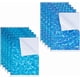 thumbnail image 1 of 10 hojas de 2 colores con efecto de agua ondulada azul, 8,3 x 11,8 pulgadas, papel adhesivo para suelo, papel autoadhesivo recubierto., 1 of 5