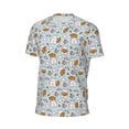 thumbnail image 5 of Rocae Carrot Rabbit for Men's Mesh Quick-Dry Short Sleeve Workout T-Shirt,Mens Crew Neck Tee Lightweight Soft Classic T Shirts 6X-Large, 5 of 9