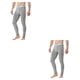 thumbnail image 2 of Qarigey Calzoncillos largos a prueba de frío para invierno, pantalones térmicos, ropa de interior, accesorio DIY, ropa de dormir, mallas Grueso-Gris Claro 2XL 2piezas, 2 of 6