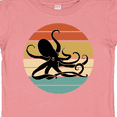 thumbnail image 4 of Inktastic Octopus Vintage Sunset Boys or Girls Baby T-Shirt, 4 of 5
