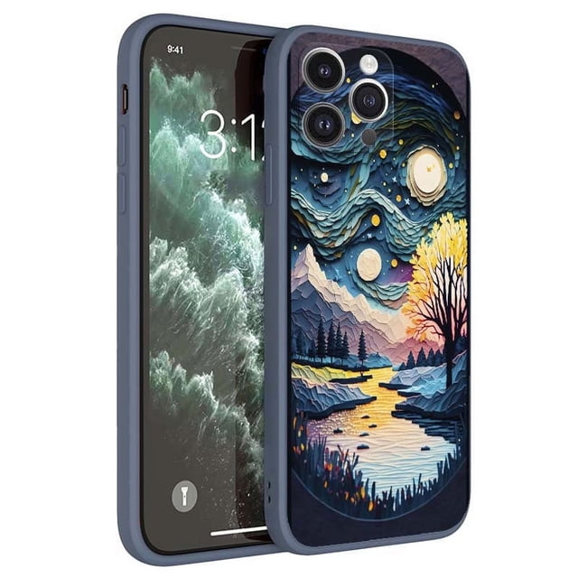 Mountain River Ship TPU Anti-Fall Soft Silicon Matte Protective Phone Case For Iphone 6/6S/7/8/X/XS/XR/SE2 2020/SE3 2022/11/12/13/14 Mini Plus Pro MAX